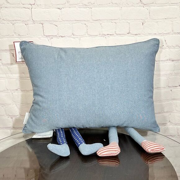 Super Cute Accent Pillow with Knome details by Storehouse Patriotic theme NWT - Picture 3 of 5